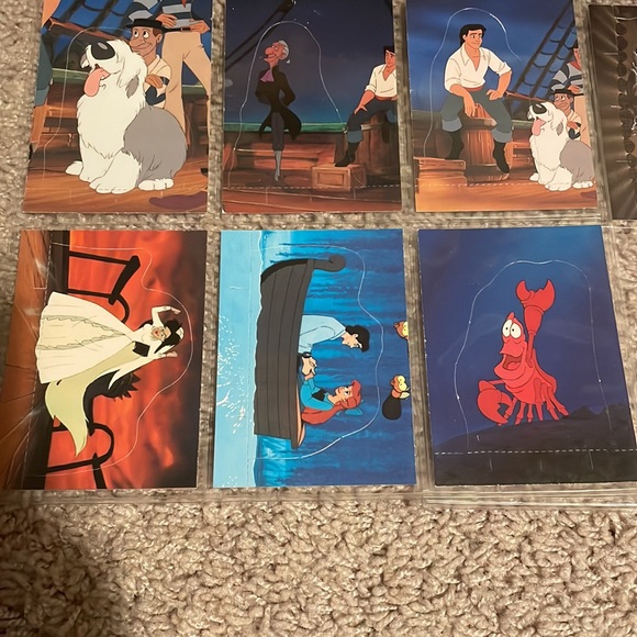 ❤️Complete Set The Little Mermaid 1991 Disney Pro Set Card - Picture 9 of 9